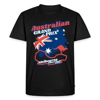 Australian Grand Prix Albert Park Circuit 2024 - Men's Premium Organic T-Shirt - black - Front - Nico (187cm)