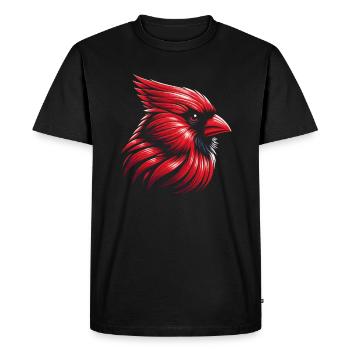Cardinal Red Cardinal Bird Red Cardinal - Men's Premium Organic T-Shirt - black - Front - Nico (187cm)