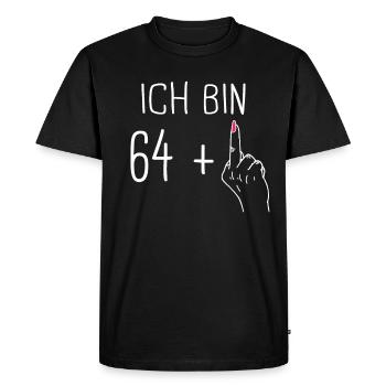Cadeau d’anniversaire 65 ans anniversaire garçon ou fille - T-shirt Premium bio Homme - noir - Devant - Nico (187cm)