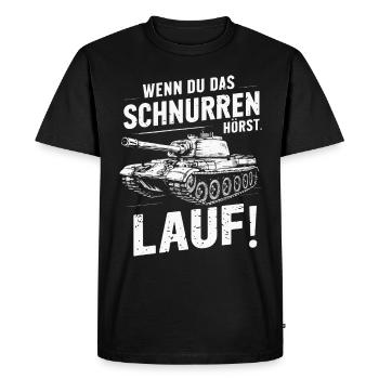 Chars Chars de combat principaux Chars de char Chars Pilotes de chars - T-shirt Premium bio Homme - noir - Devant - Nico (187cm)