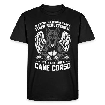 Chiens Cane Corso Italiano Chien - T-shirt Premium bio Homme - noir - Devant - Nico (187cm)