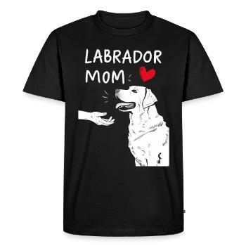 Labrador Chien Chiens - T-shirt Premium bio Homme - noir - Devant - Nico (187cm)