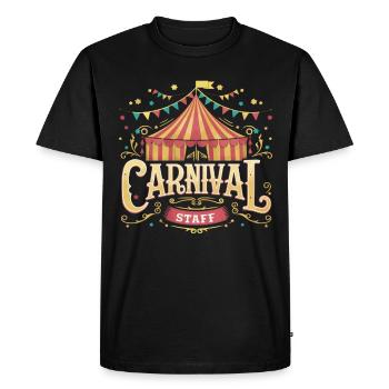 Cirque Carnaval Carnaval - T-shirt Premium bio Homme - noir - Devant - Nico (187cm)