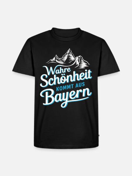 Free State of Bavaria Bavarian - Men's Premium Organic T-Shirt - black