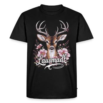 État libre de Bavière Bavarois - T-shirt Premium bio Homme - noir - Devant - Nico (187cm)