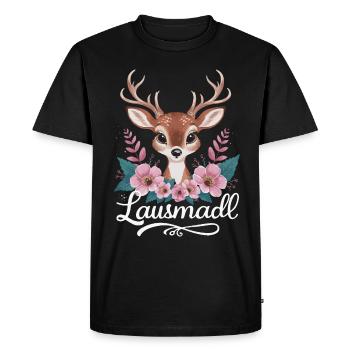 État libre de Bavière Bavarois - T-shirt Premium bio Homme - noir - Devant - Nico (187cm)