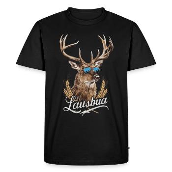 État libre de Bavière Bavarois - T-shirt Premium bio Homme - noir - Devant - Nico (187cm)