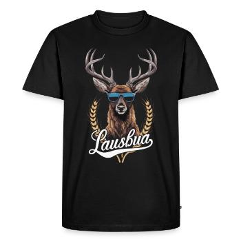 État libre de Bavière Bavarois - T-shirt Premium bio Homme - noir - Devant - Nico (187cm)