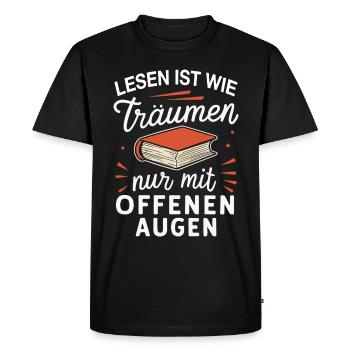 Livre Lecture Livres Livre Nerd Rat de Bibliothèque - T-shirt Premium bio Homme - noir - Devant - Nico (187cm)