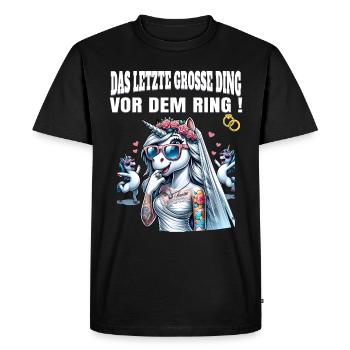 Bachelor Party Bride Hen Party Rumbling Women - Men's Premium Organic T-Shirt - black - Front - Nico (187cm)