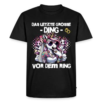 Bachelor Party Bride Hen Party Rumbling Women - Men's Premium Organic T-Shirt - black - Front - Nico (187cm)