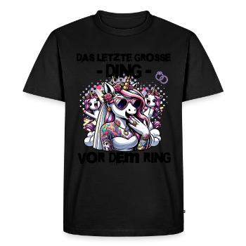 Bachelor Party Bride Hen Party Rumbling Women - Men's Premium Organic T-Shirt - black - Front - Nico (187cm)