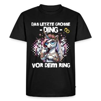 Bachelor Party Bride Hen Party Rumbling Women - Men's Premium Organic T-Shirt - black - Front - Nico (187cm)