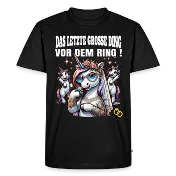 Bachelor Party Bride Hen Party Rumbling Women - Men's Premium Organic T-Shirt - black - Front - Nico (187cm)