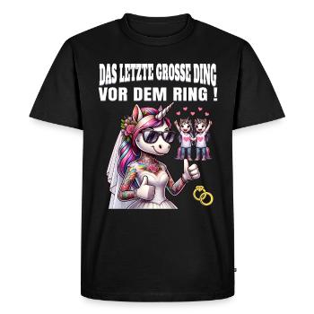 Bachelor Party Bride Hen Party Rumbling Women - Men's Premium Organic T-Shirt - black - Front - Nico (187cm)