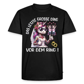 Bachelor Party Bride Hen Party Rumbling Women - Men's Premium Organic T-Shirt - black - Front - Nico (187cm)