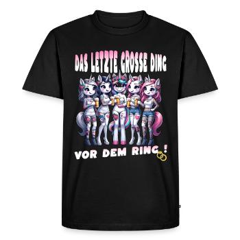 Bachelor Party Bride Hen Party Rumbling Women - Men's Premium Organic T-Shirt - black - Front - Nico (187cm)
