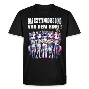 Bachelor Party Bride Hen Party Rumbling Women - Men's Premium Organic T-Shirt - black - Front - Nico (187cm)