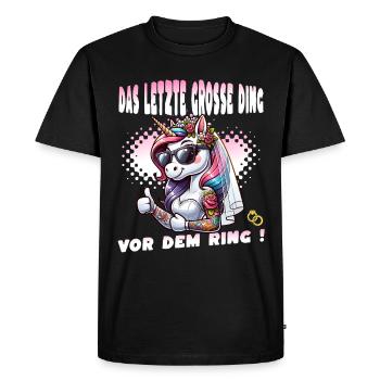 Bachelor Party Bride Hen Party Rumbling Women - Men's Premium Organic T-Shirt - black - Front - Nico (187cm)