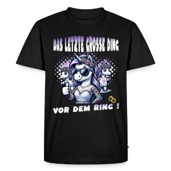 Bachelor Party Bride Hen Party Rumbling Women - Men's Premium Organic T-Shirt - black - Front - Nico (187cm)