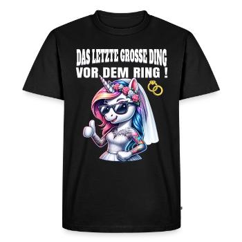 Bachelor Party Bride Hen Party Rumbling Women - Men's Premium Organic T-Shirt - black - Front - Nico (187cm)