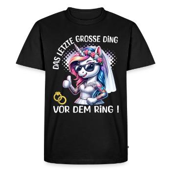 Bachelor Party Bride Hen Party Rumbling Women - Men's Premium Organic T-Shirt - black - Front - Nico (187cm)