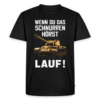 Chars Chars principaux Chars de combat Chars Chars Pilotes de chars - T-shirt Premium bio Homme - noir - Devant - Nico (187cm)
