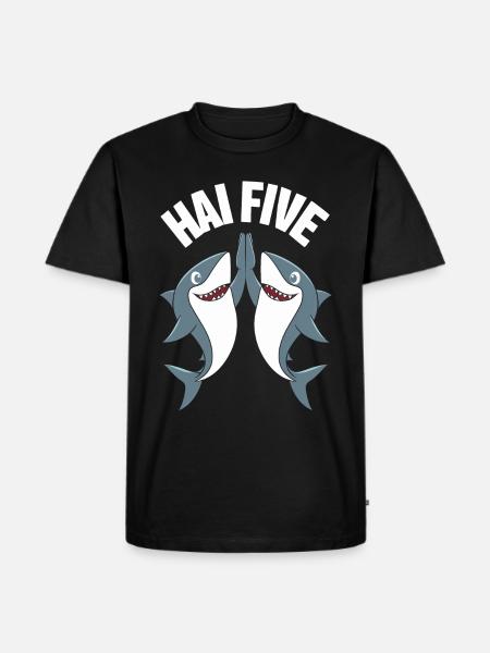 Requin Requin Requins Requin - T-shirt Premium bio Homme - noir