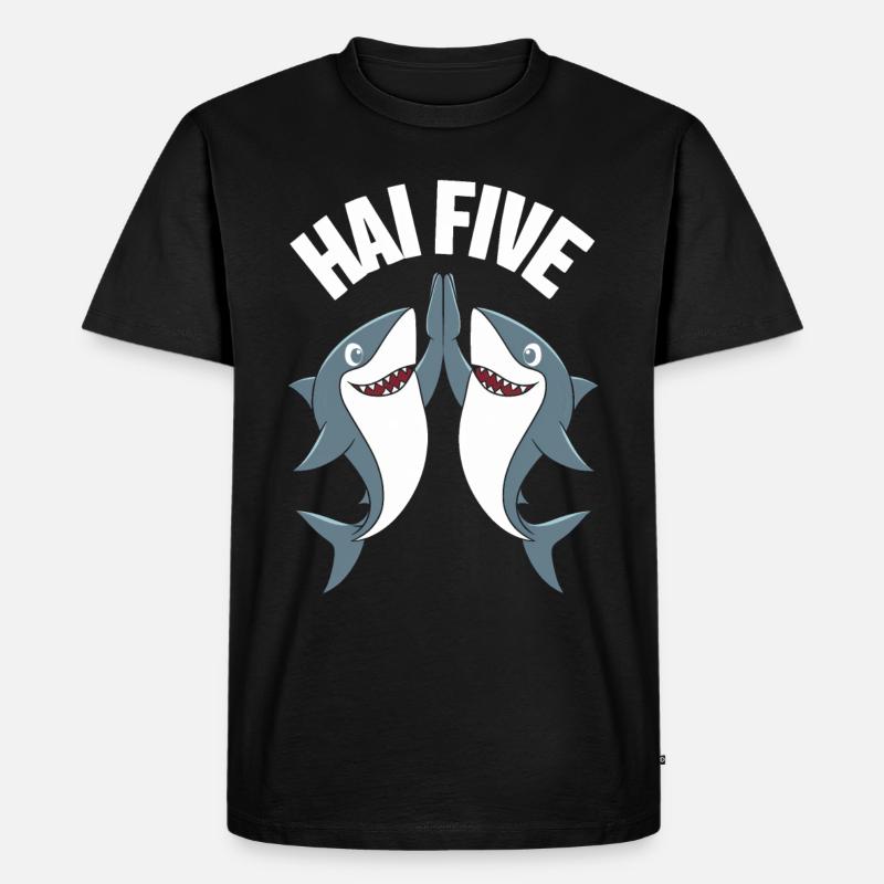 Requin Requin Requins Requin - T-shirt Premium bio Homme - noir