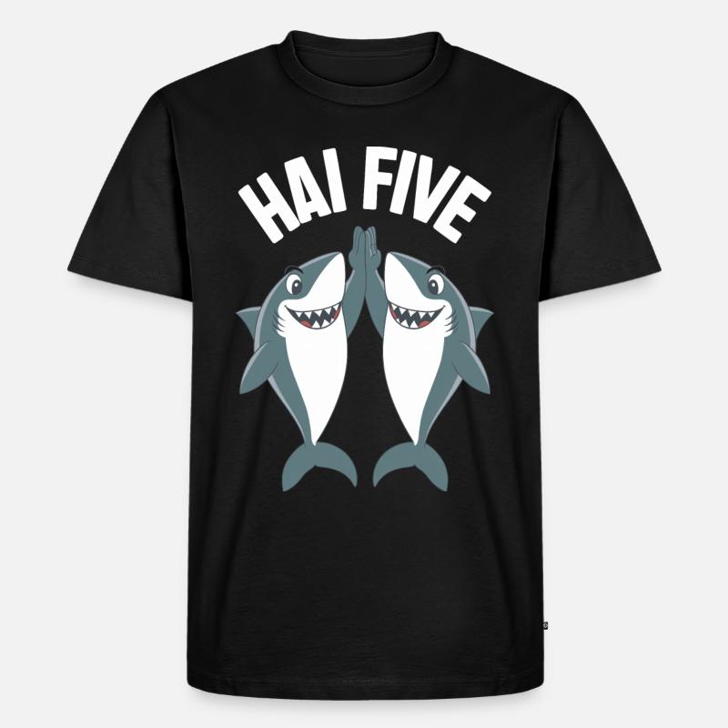 Requin Requin Requins Requin - T-shirt Premium bio Homme - noir