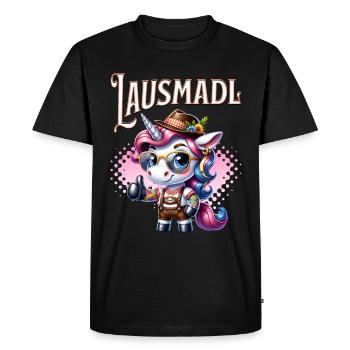 Tracht Damen Outfit Dirndl Ersatz Lausmadl - T-shirt Premium bio Homme - noir - Devant - Nico (187cm)