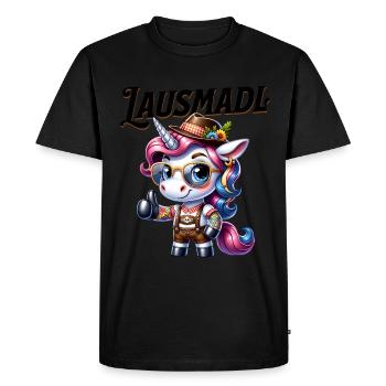 Tracht Damen Outfit Dirndl Ersatz Lausmadl - T-shirt Premium bio Homme - noir - Devant - Nico (187cm)