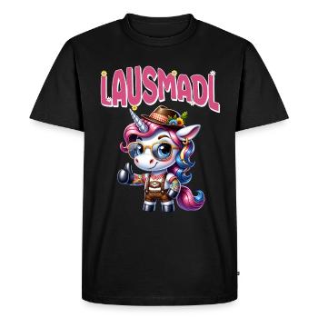 Tracht Damen Outfit Dirndl Ersatz Lausmadl - T-shirt Premium bio Homme - noir - Devant - Nico (187cm)