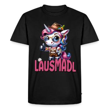Tracht Damen Outfit Dirndl Ersatz Lausmadl - T-shirt Premium bio Homme - noir - Devant - Nico (187cm)
