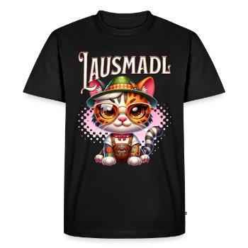 Tracht Damen Outfit Dirndl Ersatz Lausmadl - T-shirt Premium bio Homme - noir - Devant - Nico (187cm)