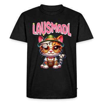 Tracht Damen Outfit Dirndl Ersatz Lausmadl - T-shirt Premium bio Homme - noir - Devant - Nico (187cm)