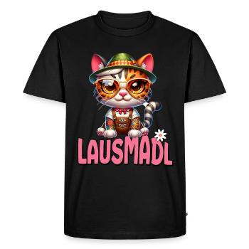 Tracht Damen Outfit Dirndl Ersatz Lausmadl - T-shirt Premium bio Homme - noir - Devant - Nico (187cm)