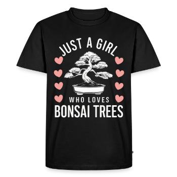 Bonsai Tree Japanese Bonsai - Men's Premium Organic T-Shirt - black - Front - Nico (187cm)