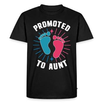 Tante Famille Tantes - T-shirt Premium bio Homme - noir - Devant - Nico (187cm)