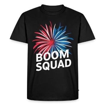 Pyrotechnie Feux d’artifice Pyrotechnie - T-shirt Premium bio Homme - noir - Devant - Nico (187cm)