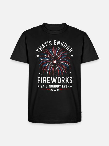 Pyrotechnics Fireworks Pyrotechnics - Men's Premium Organic T-Shirt - black