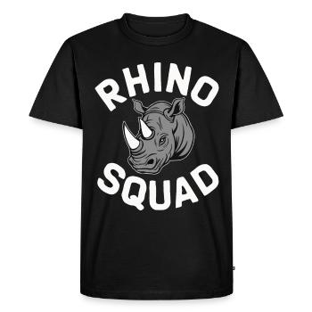 Rhinocéros Rhinocéros - T-shirt Premium bio Homme - noir - Devant - Nico (187cm)