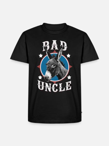 Uncle Fmilie Great-Uncle Uncle - Men's Premium Organic T-Shirt - black