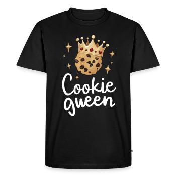 Cookies Biscuits Biscuits Biscuits Chocolat - T-shirt Premium bio Homme - noir - Devant - Nico (187cm)