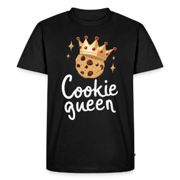Cookies Biscuits Biscuits Biscuits Chocolat - T-shirt Premium bio Homme - noir - Devant - Nico (187cm)