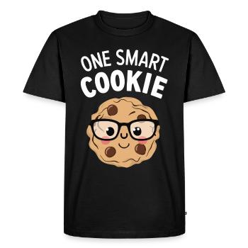 Cookies Biscuits Biscuits Biscuits Chocolat - T-shirt Premium bio Homme - noir - Devant - Nico (187cm)