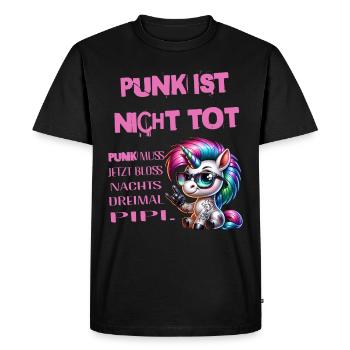 Punk Rock - Je suis vieux mais le punk n’est pas mort - T-shirt Premium bio Homme - noir - Devant - Nico (187cm)