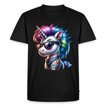 Punk Rock - Je suis vieux mais le punk n’est pas mort - T-shirt Premium bio Homme - noir - Devant - Nico (187cm)