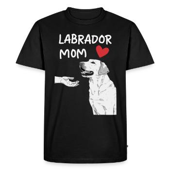 Chien Labrador - T-shirt Premium bio Homme - noir - Devant - Nico (187cm)