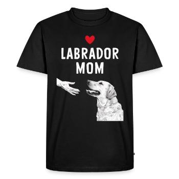 Chien Labrador - T-shirt Premium bio Homme - noir - Devant - Nico (187cm)